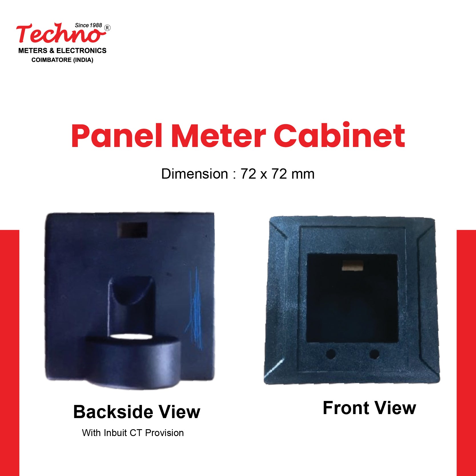 SINGLE PHASE PANEL METER CABINET