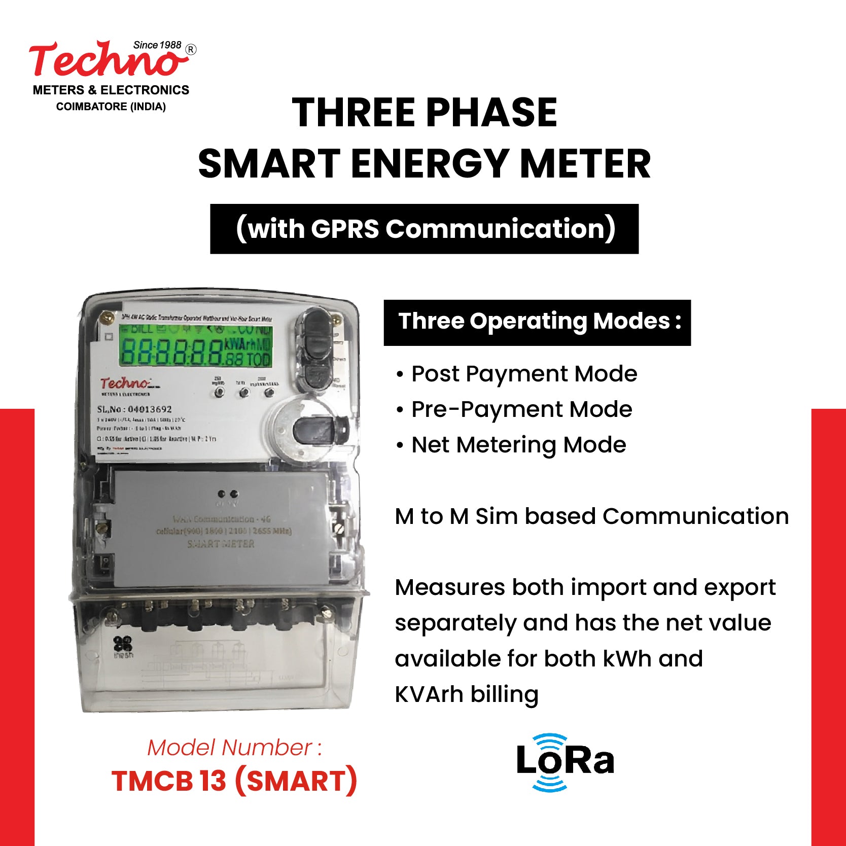 THREE PHASE SMART ENERGY METER (5-60 A)