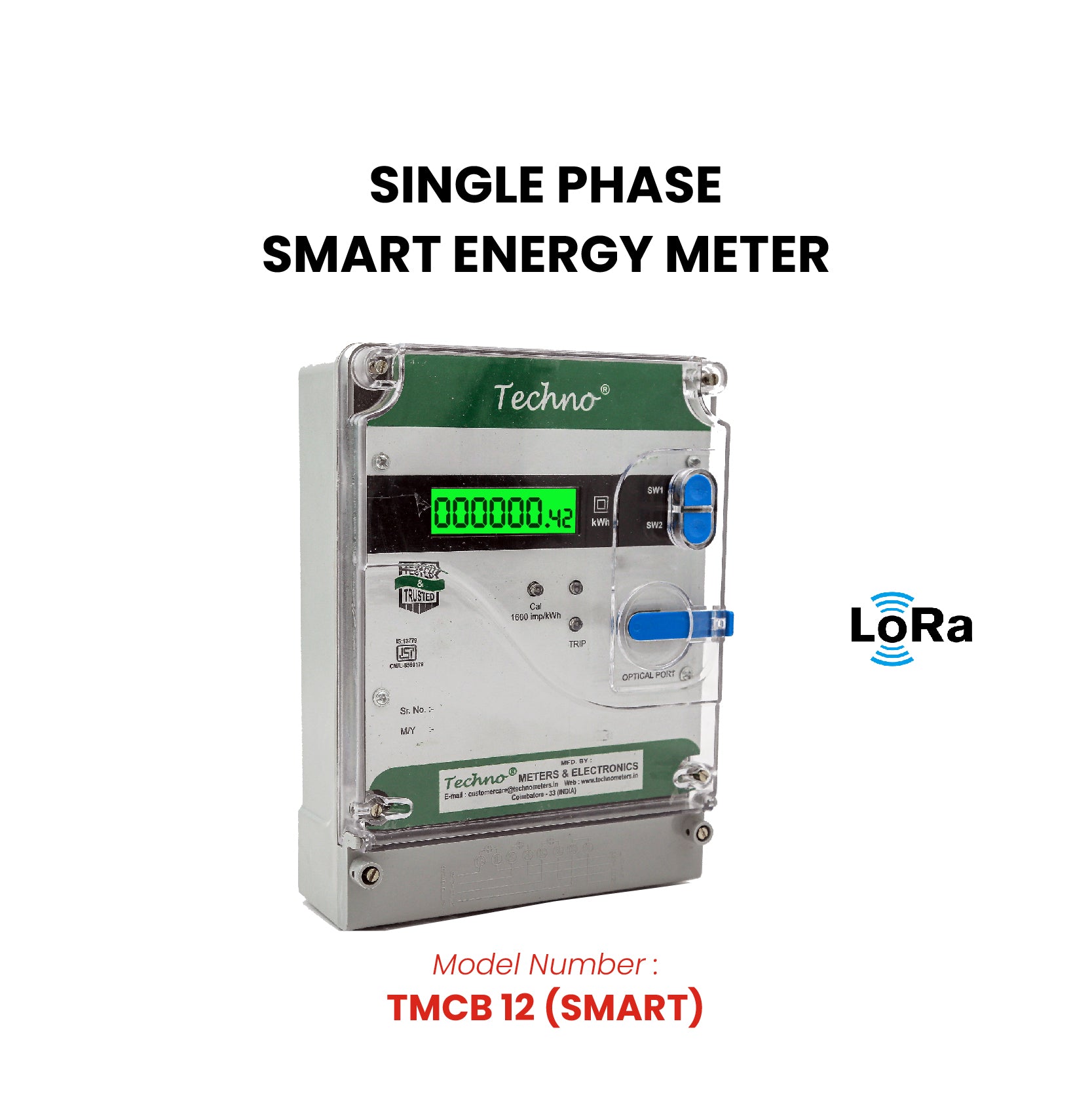 SINGLE PHASE SMART ENERGY METER (5-60 A)