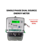 SINGLE PHASE DUAL SOURCE ENERGY METER (5-30 A)