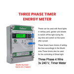 THREE PHASE TIMER ENERGY METER