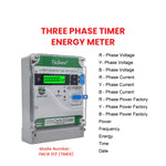 THREE PHASE TIMER ENERGY METER