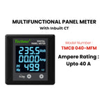 SINGLE PHASE MULTIFUNCTIONAL PANEL METER (40 A)
