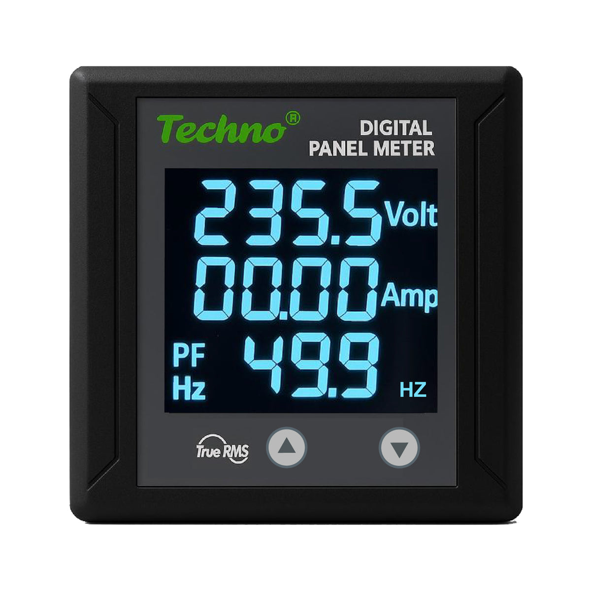 Meter Simple Back SINGLE PHASE MULTIFUNCTIONAL PANEL METER (40 A) – Techno Meters ...