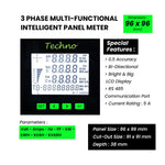 THREE PHASE MULTIFUNCTIONAL PANEL METER TMCB025