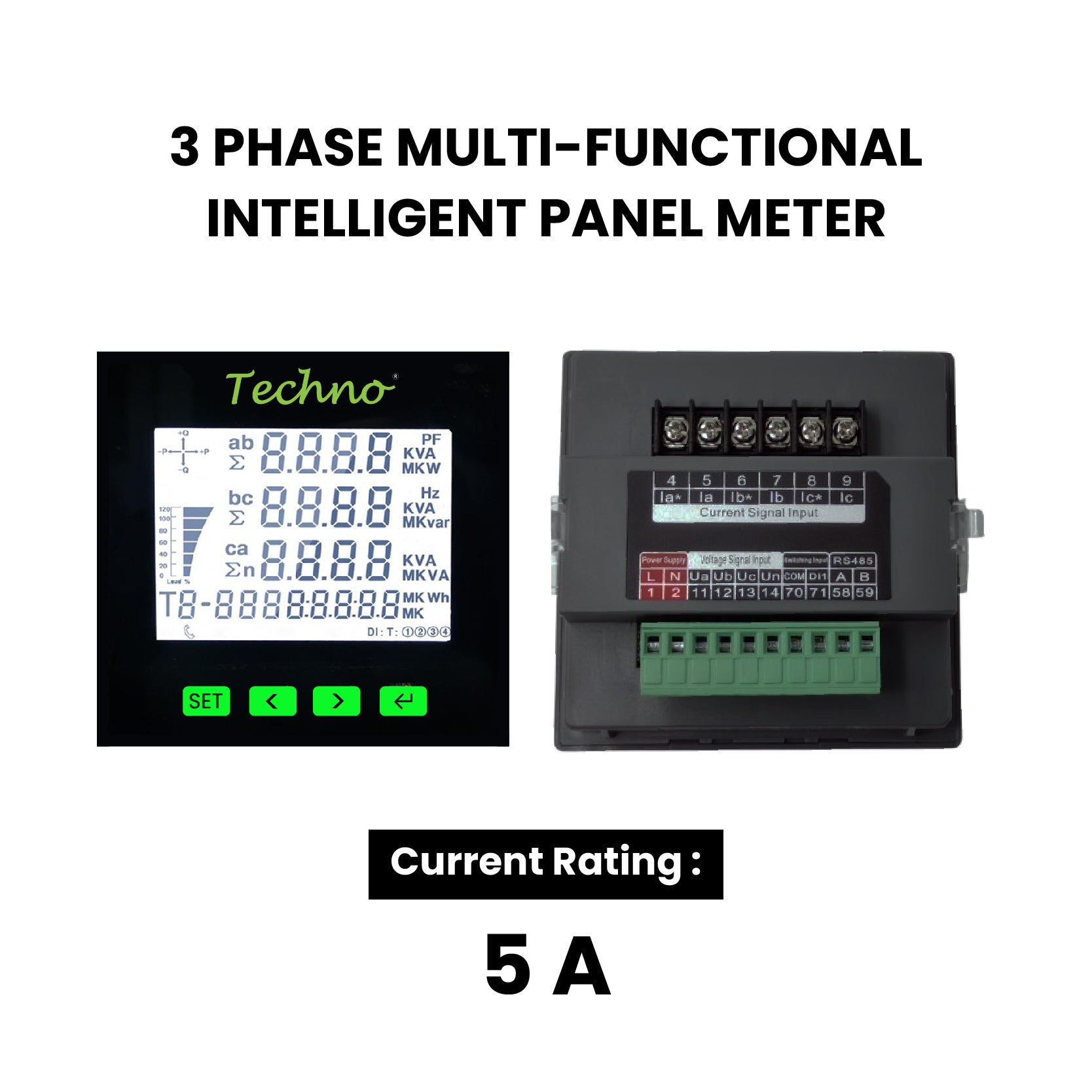 THREE PHASE MULTIFUNCTIONAL PANEL METER TMCB025