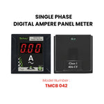 SINGLE PHASE DIGITAL PANEL  AMMETER WITH INBUILT CT - 40 A