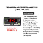 SINGLE PHASE POWER ANALYZER - TMCB 014S