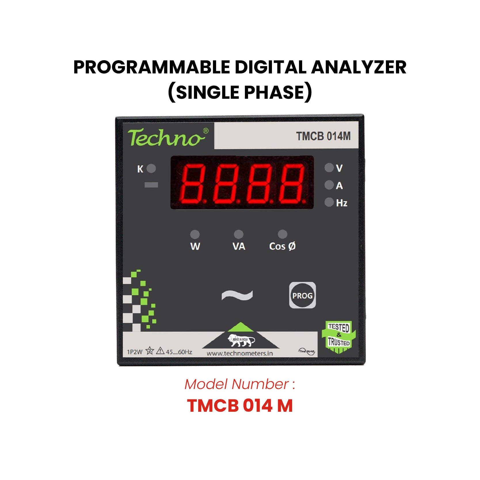 SINGLE PHASE POWER ANALYZER - TMCB 014 M