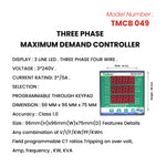 THREE PHASE DEMAND CONTROLLER
