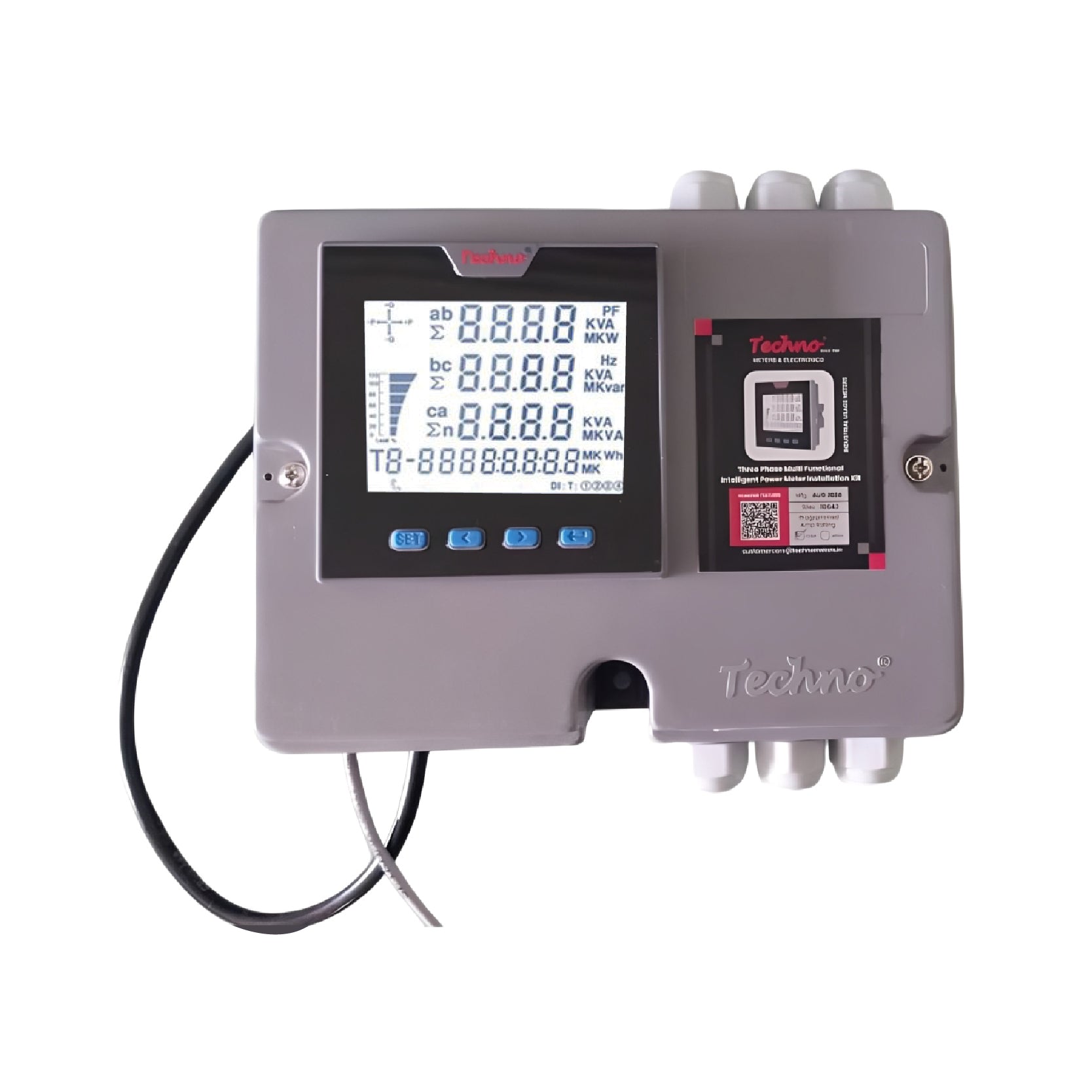 THREE PHASE MULTIFUNCTIONAL PANEL KIT METER (100A)
