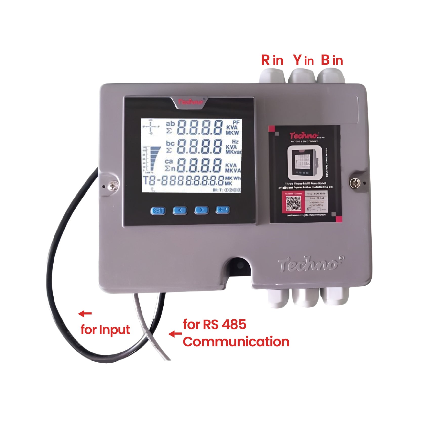 THREE PHASE MULTIFUNCTIONAL PANEL KIT METER (150 A)