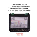 THREE PHASE DUAL SOURCE PANEL METER