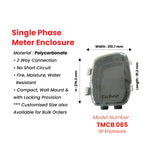 SINGLE PHASE POLYCARBONATE METER BOX