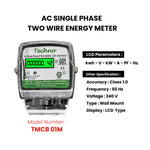 SINGLE PHASE MULTIFUNCTIONAL ENERGY METER (5-20 A)