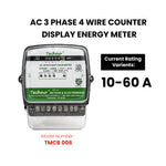 THREE PHASE COUNTER TYPE ENERGY METER (10-60 A)