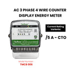 THREE PHASE COUNTER TYPE ENERGY METER (/5 A - CTO)