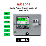 SINGLE PHASE ENERGY METER KIT WITH MCB