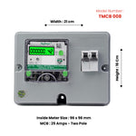 SINGLE PHASE ENERGY METER KIT WITH MCB