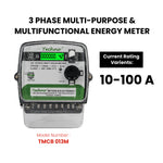 THREE PHASE DIGITAL MULTIFUNCTIONAL ENERGY METER (10-100 A)