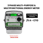 THREE PHASE DIGITAL MULTIFUNCTIONAL ENERGY METER (5 A-CTO)