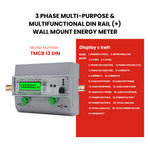 THREE PHASE DIGITAL DIN RAIL MOUNT ENERGY METER (10-40 A)