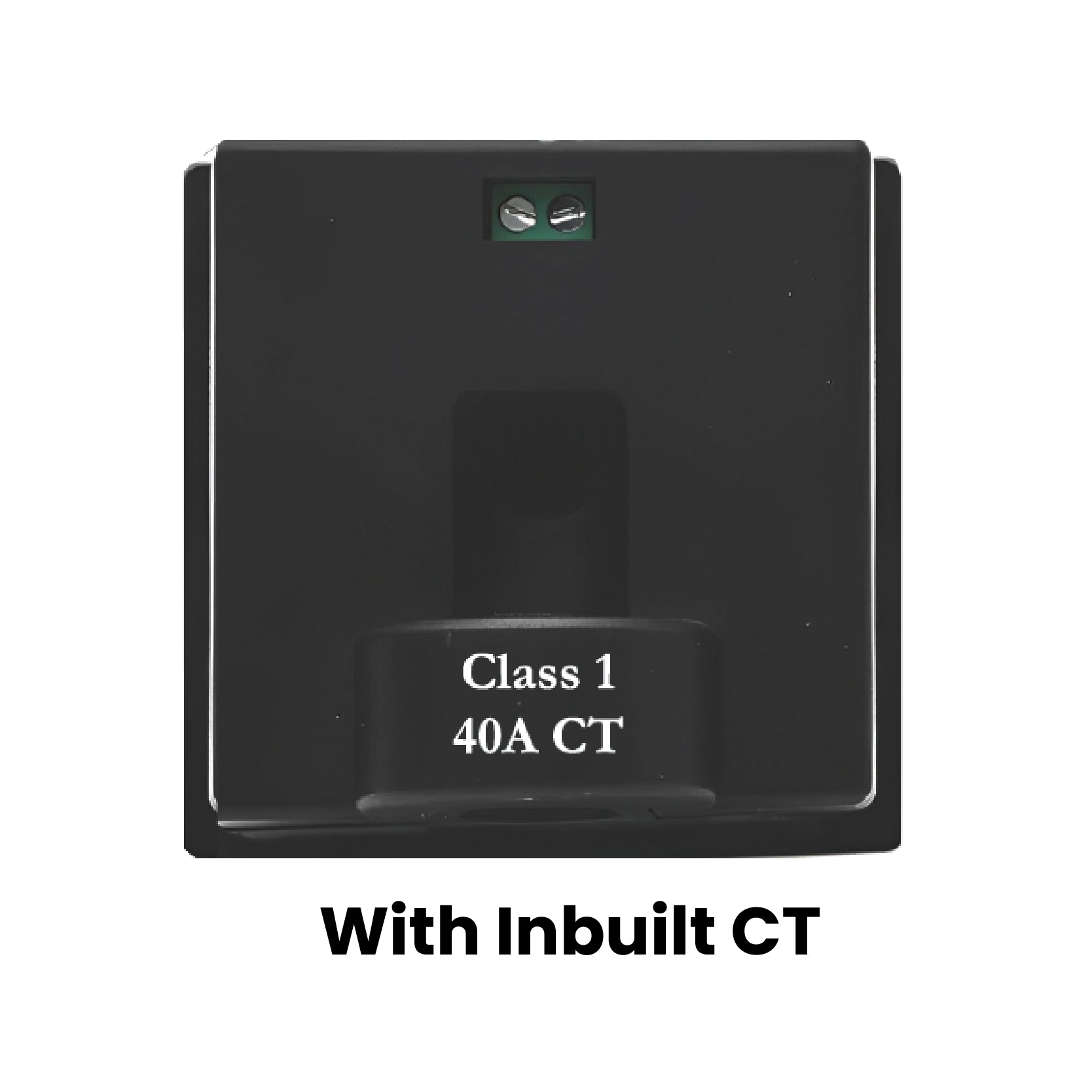 SINGLE PHASE VOLT AMPS PANEL METER WITH INBUILT CT (40A)