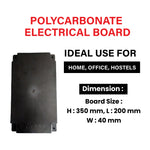 Polycarbonate Electrical Board - for Residential Energy Meter Installation Purposes