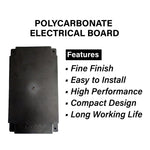 Polycarbonate Electrical Board - for Residential Energy Meter Installation Purposes