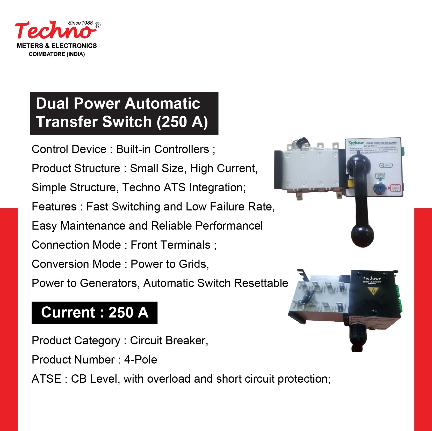 AUTOMATIC TRANSFER SWITCHES_250A