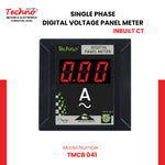 SINGLE PHASE DIGITAL PANEL  AMMETER WITH INBUILT CT - 40 A