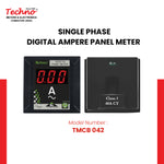 SINGLE PHASE DIGITAL PANEL  AMMETER WITH INBUILT CT - 40 A