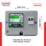 SINGLE PHASE ENERGY METER KIT WITH MCB