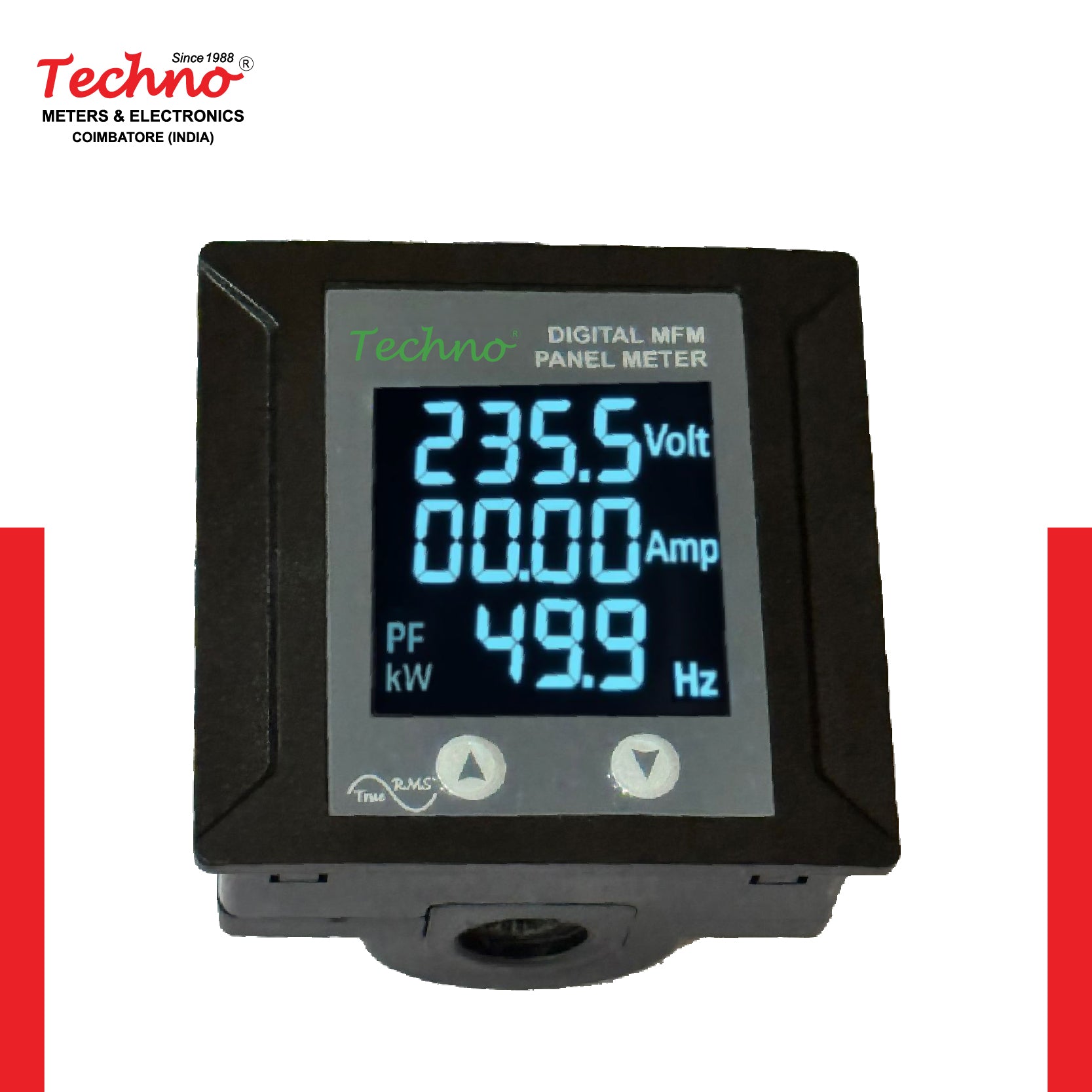 SINGLE PHASE MULTIFUNCTIONAL PANEL METER (40 A)