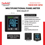 SINGLE PHASE MULTIFUNCTIONAL PANEL METER (40 A)
