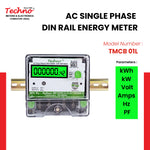 SINGLE PHASE MULTIFUNCTIONAL DIN RAIL ENERGY METER (5-30 A)