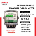 SINGLE PHASE MULTIFUNCTIONAL ENERGY METER (10-60 A)