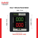 SINGLE PHASE DIGITAL HOUR & MINUTE PANEL METER