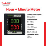 SINGLE PHASE DIGITAL HOUR & MINUTE PANEL METER