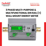 THREE PHASE DIGITAL DIN RAIL MOUNT ENERGY METER (10-40 A)