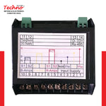 THREE PHASE DUAL SOURCE PANEL METER