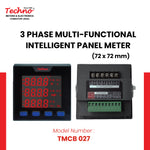 THREE PHASE MULTIFUNCTIONAL PANEL METER TMCB027S