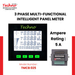 THREE PHASE MULTIFUNCTIONAL PANEL METER TMCB025