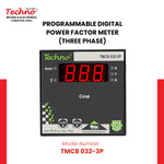 THREE PHASE PROGRAMMABLE DIGITAL  POWER FACTOR METER